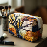 Soul Branches Quilted Make-up Bag