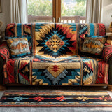 Southwestern Starburst | Quilted Sofa Cover