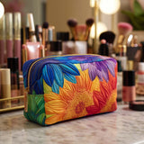 Summer Bloom Quilted Make-up Bag