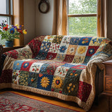 Sunlit Garden Glow | Quilted Sofa Cover