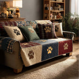 Tiny Prints | Quilted Sofa Cover