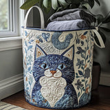 Quilted laundry basket – decorative motif – NCU0PTT1214
