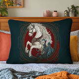 Wild Horse Quilted Cushion Cover