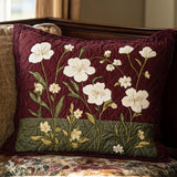 Wildflowers Quilted Cushion Cover