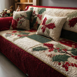 Winter Companions | Quilted Sofa Cover