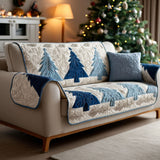 Winter Pines | Quilted Sofa Cover