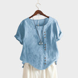 Mirna - Women's short blouse