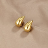 Ame Gold Round Earrings