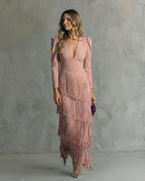 Millie Elegant Fringe Dress