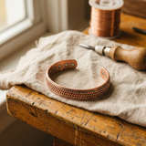 Rope Wave Copper Bracelet