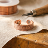 Holt Diamond Cross Copper Ring