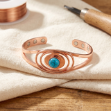 Copper Necklace with Turquoise