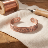Tractor Track Copper Bracelet