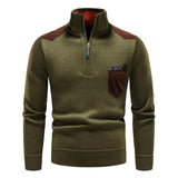 William | Traditional Zip-Neck Jumper