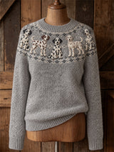Violet Dalmatian Jumper