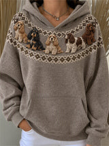 Violet Cocker Spaniel Sweatshirt