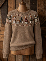 Dora Dog Print Jumper