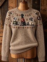 Danijela™ | Dog motif sweater