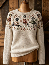 Branka™ | Dog pattern sweater