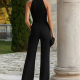 Nika - Wide Leg Sheer Jumpsuit