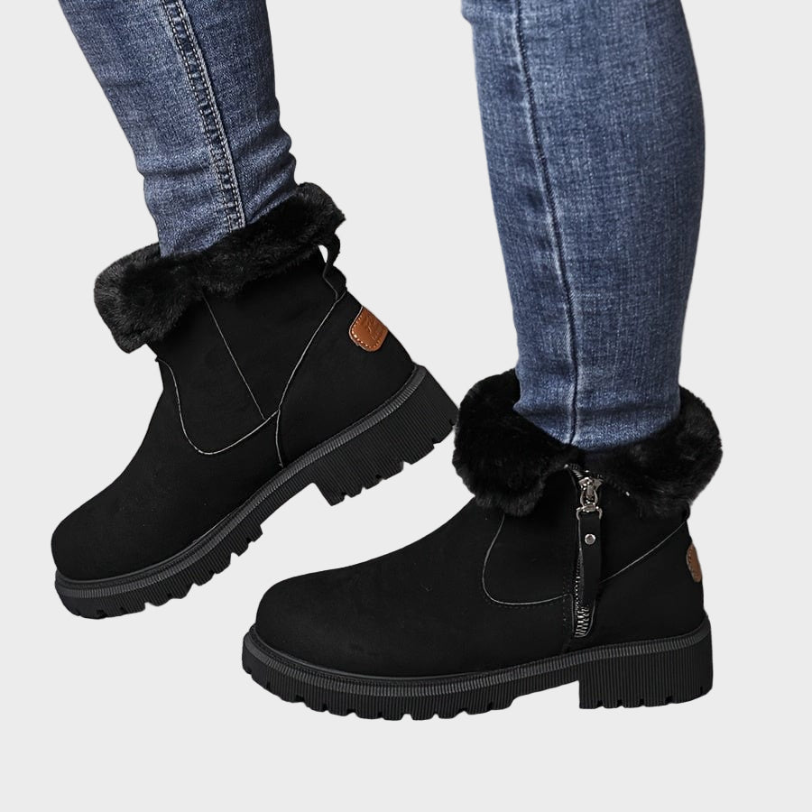 Nerys Lined Western Winter Boots