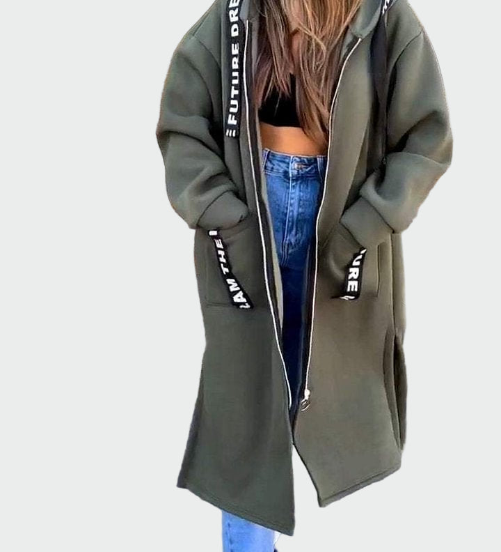 Karina Long Hooded Coat