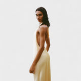 Sofia Satin Halter Dress