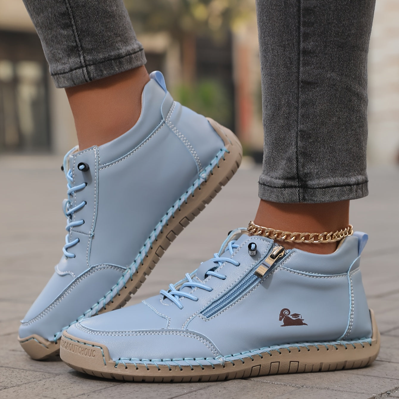 Mila - Comfortable orthopedic sneakers with a zipper