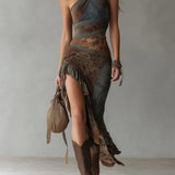 Morana - One-Shoulder Ruffled Maxi Dress