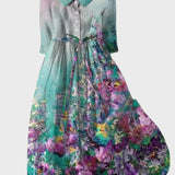 Dahlia Ombre Floral Dress