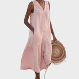 Vita - Chic and Flattering V-Neck Dress
