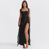 Meissa | Dress with Asymmetric Ruffles