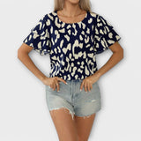 Maria Casual Round-Neck Blouse