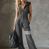 Zorana - Vintage Hooded Jumpsuit