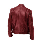 Nigel | Leather-Look Zip Jacket