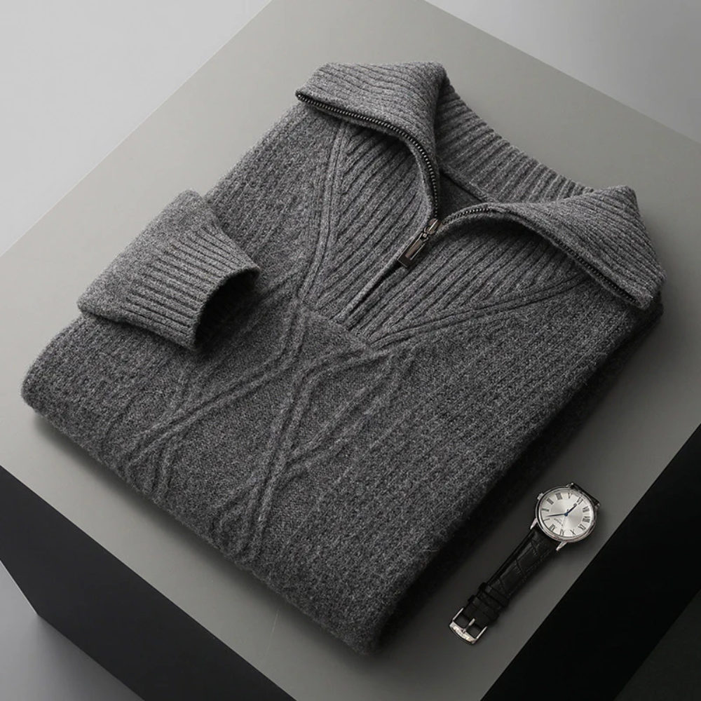Robert | Classic Half-Zip Jumper