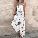 Amanda – Black Printed Jumpsuit