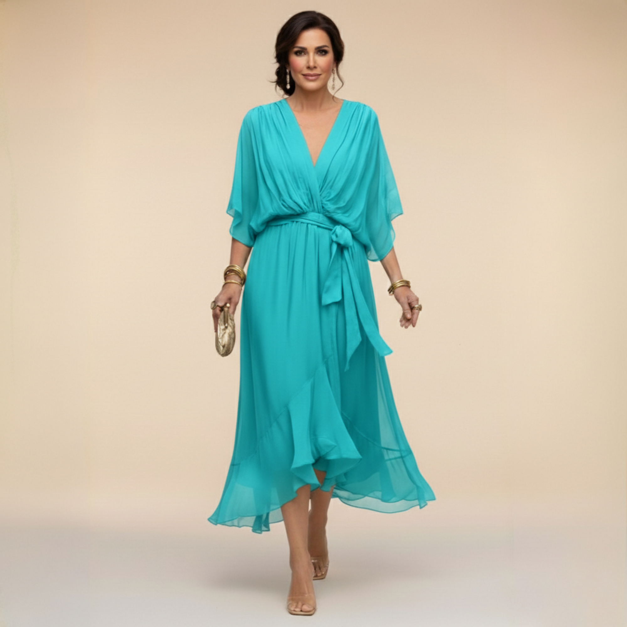Sofija - Feminine dress with a belt