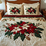 Poinsettia Magic | Christmas Bedding Set