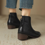 Camila Luxe Low-Heel Ankle Boots