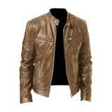 Nigel | Leather-Look Zip Jacket