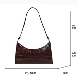 Bernadette Glossy Leather-Look Bag