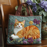 Fina - A Colorful Cat Among Violets