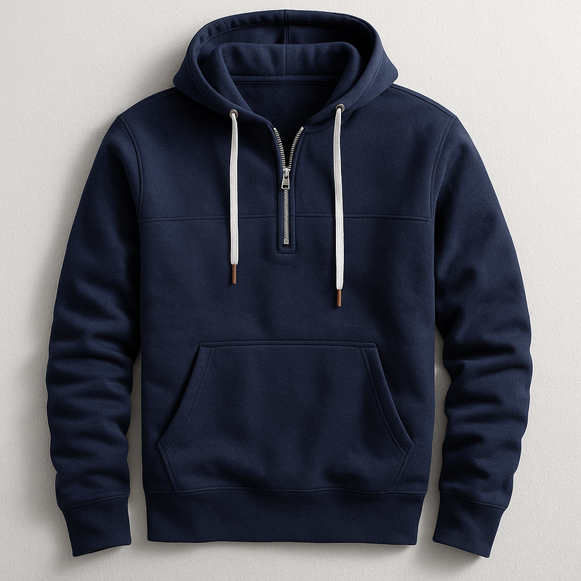 Michael | Casual Hooded Zip Jumper