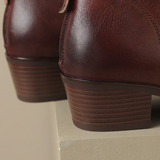 Camila Luxe Low-Heel Ankle Boots