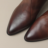 Camila Luxe Low-Heel Ankle Boots