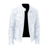 Nigel | Leather-Look Zip Jacket