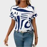 Lea – A comfortable everyday t-shirt with a pattern
