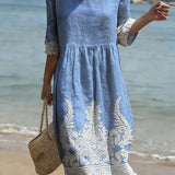 Tiffany | Floral and botanical print dress