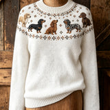 Dolores™ | Dog-patterned sweater